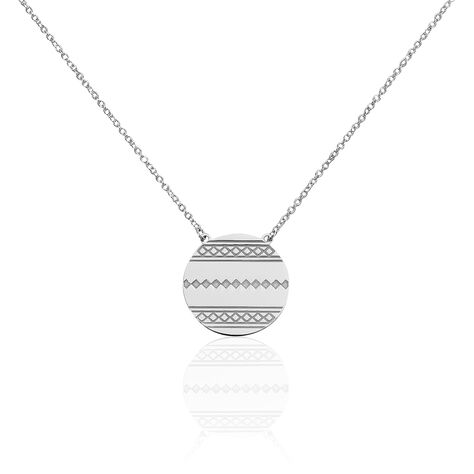 Collier Inca Argent Blanc - Colliers fantaisie Femme | Histoire d&rsquo;Or