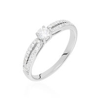 Bague Solitaire Katalina Or Blanc Diamant