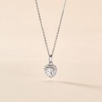 Collier Calvi Argent Blanc Oxyde De Zirconium - Colliers fantaisie Femme | Histoire d&rsquo;Or