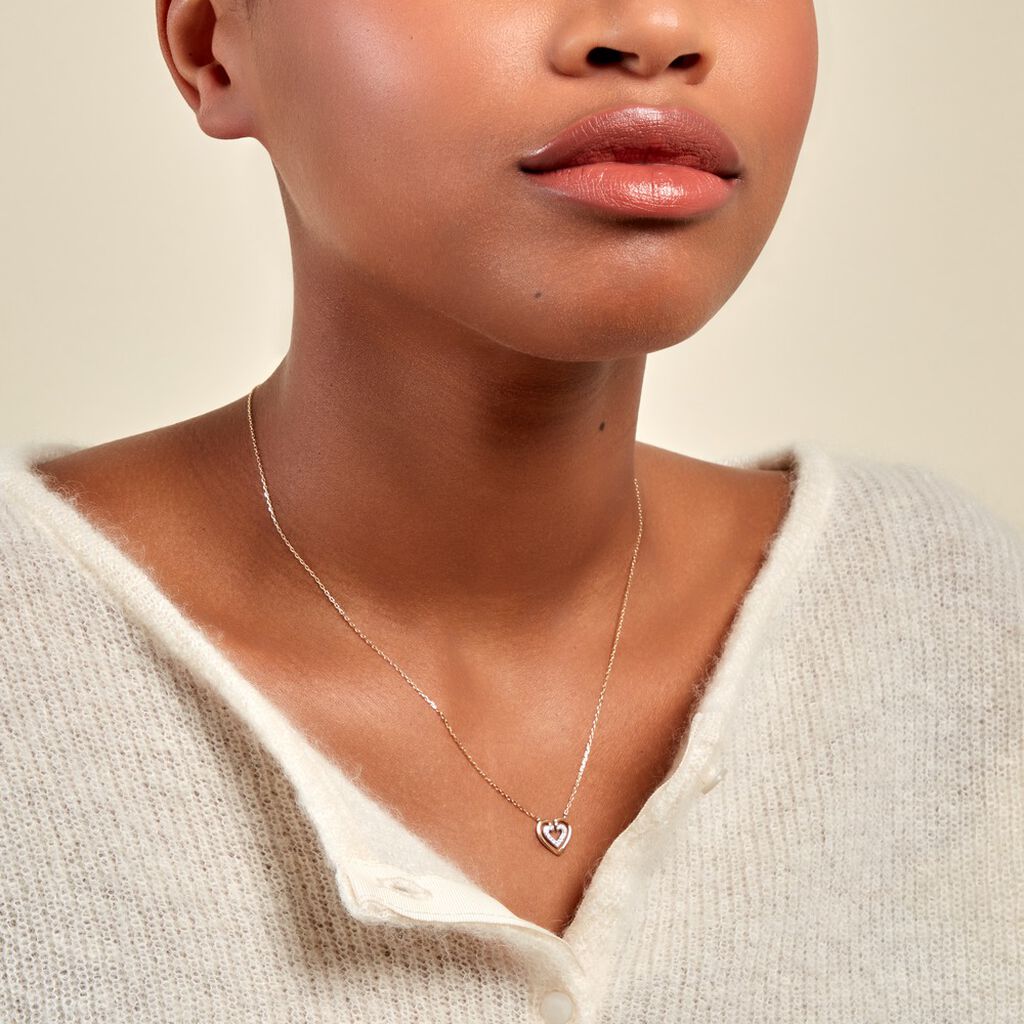 Collier Love Is In The Air Or Jaune Oxyde De Zirconium - Colliers Femme | Histoire d’Or