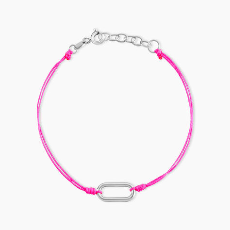 Bracelet Infini Pop Argent Blanc - Bracelets cordon Femme | Histoire d&rsquo;Or