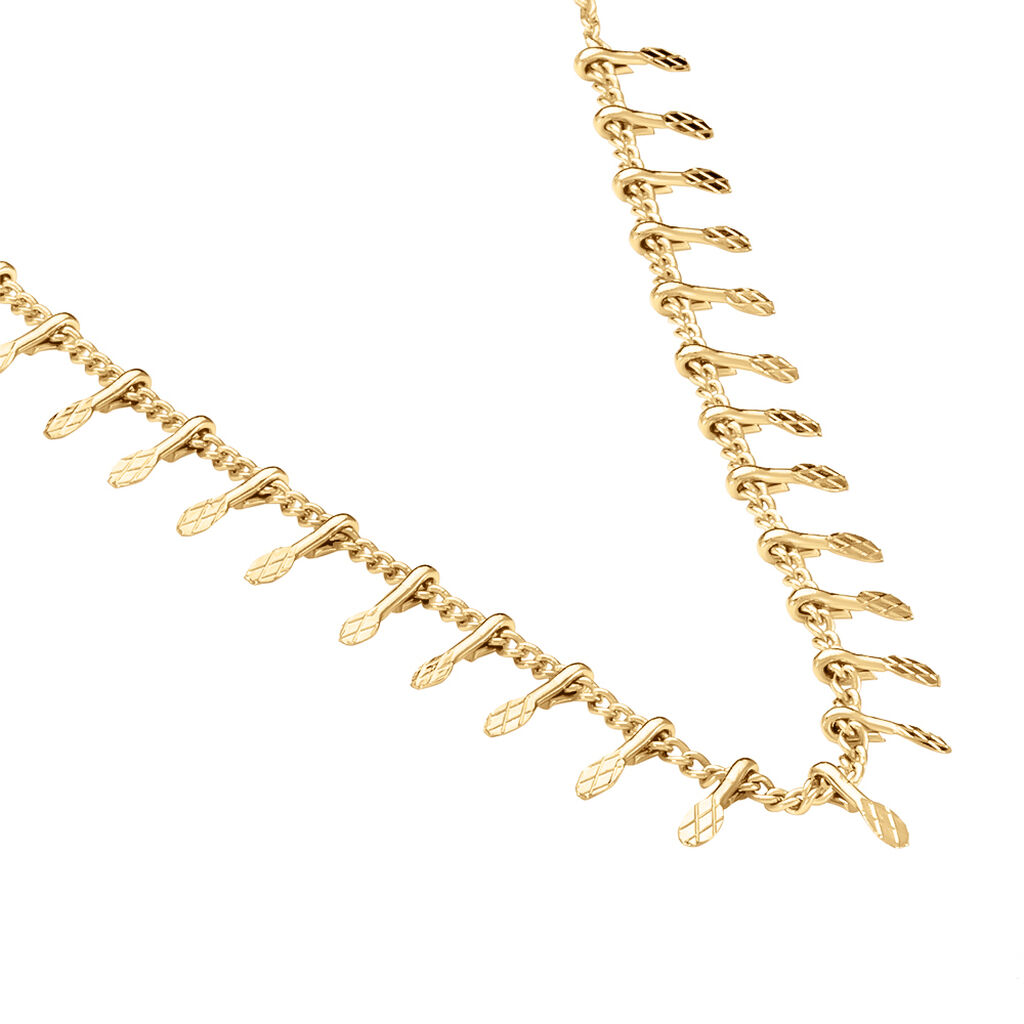 Collier Azteque Plaqué Or Jaune - Colliers Femme | Histoire d’Or