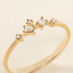 Bague Joy Or Jaune Diamant - Bagues avec pierre Femme | Histoire d&rsquo;Or