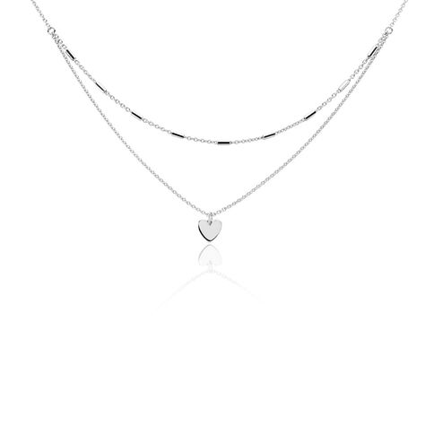 Collier Argent Dizier - Colliers Coeur Femme | Histoire d’Or