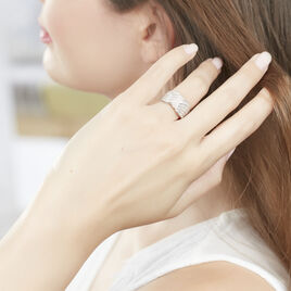 Bague Elfidia Or Blanc Diamant - Bagues avec pierre Femme | Histoire d’Or
