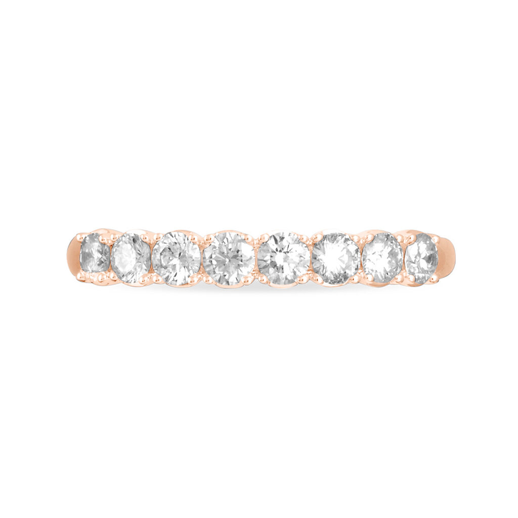 Alliance Eloise Or Rose Diamant - Alliances Femme | Histoire d’Or