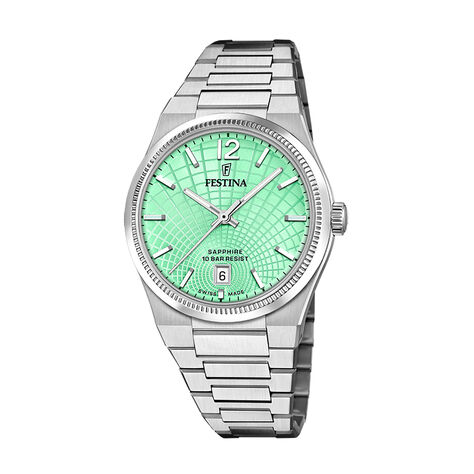 Montre Festina Swiss Made Vert - Montres suisses Femme | Histoire d’Or