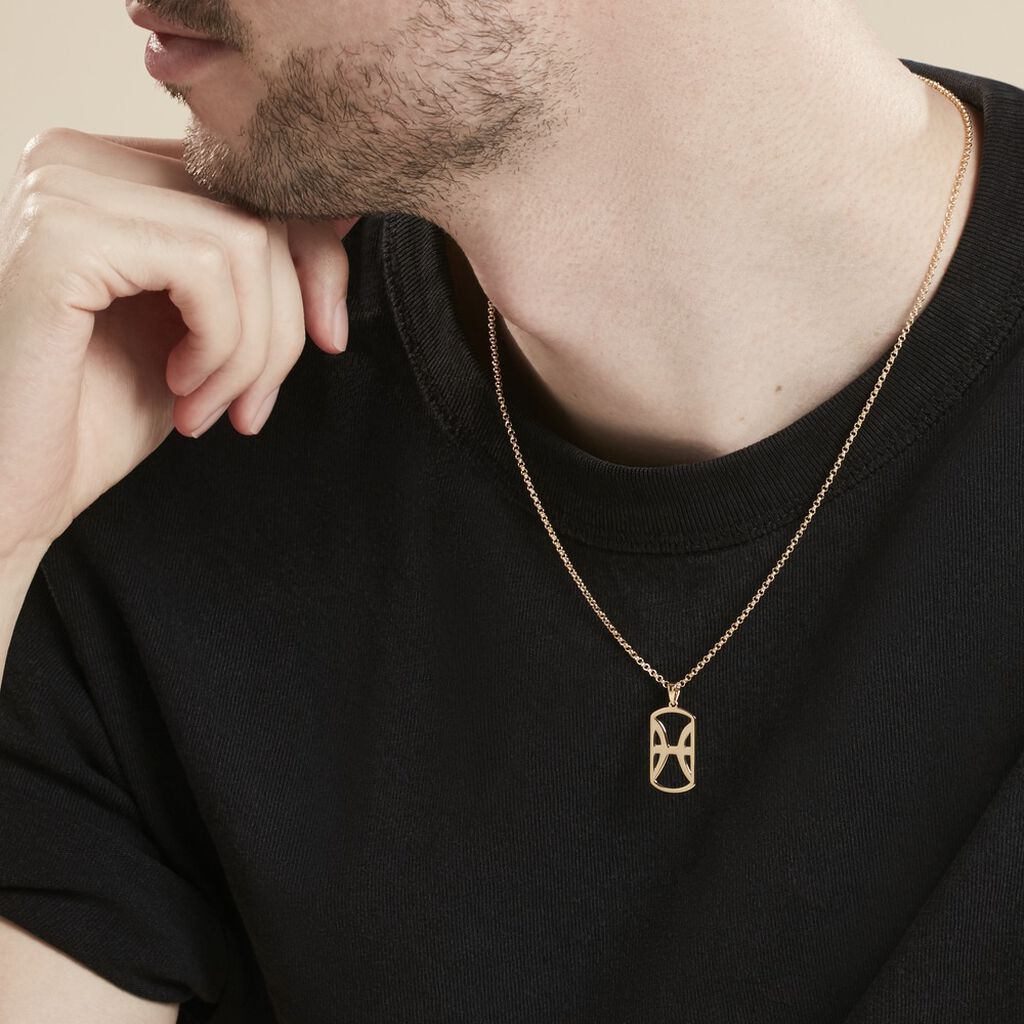 Collier Plaqué Or Prospero - Colliers Zodiaque Homme | Histoire d’Or