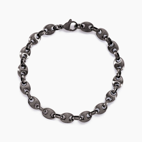 Bracelet Cadia Antique Acier Noir - Bracelets Homme | Histoire d’Or