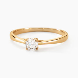Bague Victoria Or Jaune Diamant - Bagues solitaires Femme | Histoire d’Or