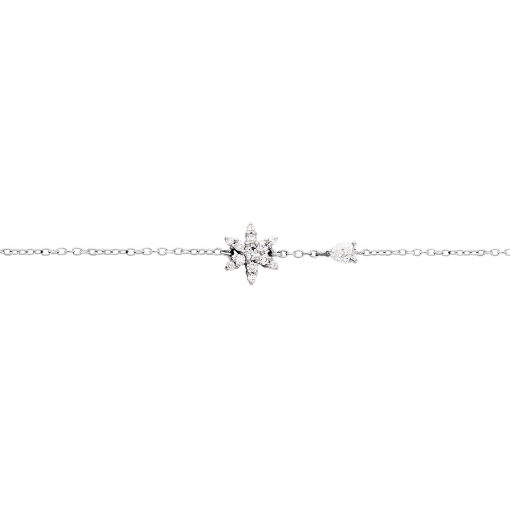 Bracelet Linas Argent Blanc Oxyde De Zirconium - Bracelets Femme | Histoire d’Or