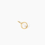 Pendentif Imelie Argent Dor&eacute; A L'Or 750/1000 Perle De Culture - Pendentifs empierr&eacute;s Femme | Histoire d&rsquo;Or