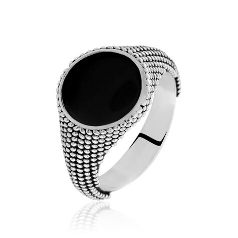 Bague Malek Argent Blanc - Bagues Homme | Histoire d’Or