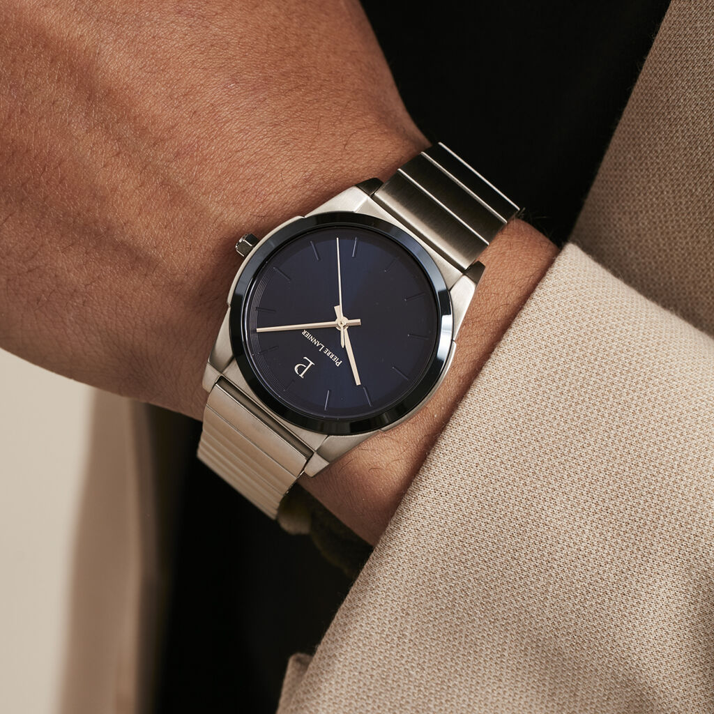 Montre Pierre Lannier Candide Bleu - Montres Homme | Histoire d’Or