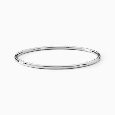 Bracelet Jonc Tabata Argent Blanc - Bracelets joncs Femme | Histoire d’Or