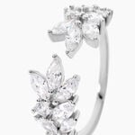 Bague Tapis Rouge Argent Blanc Oxyde De Zirconium - Bagues avec pierre Femme | Histoire d&rsquo;Or