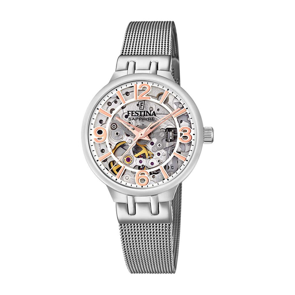 Montre Festina Automatic Argenté - Montres Femme | Histoire d’Or