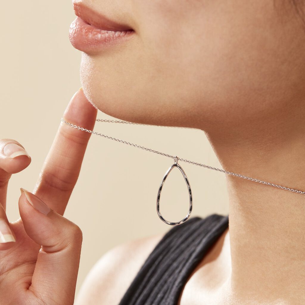 Collier Argent Blanc Camulos - Colliers fantaisie Femme | Histoire d’Or