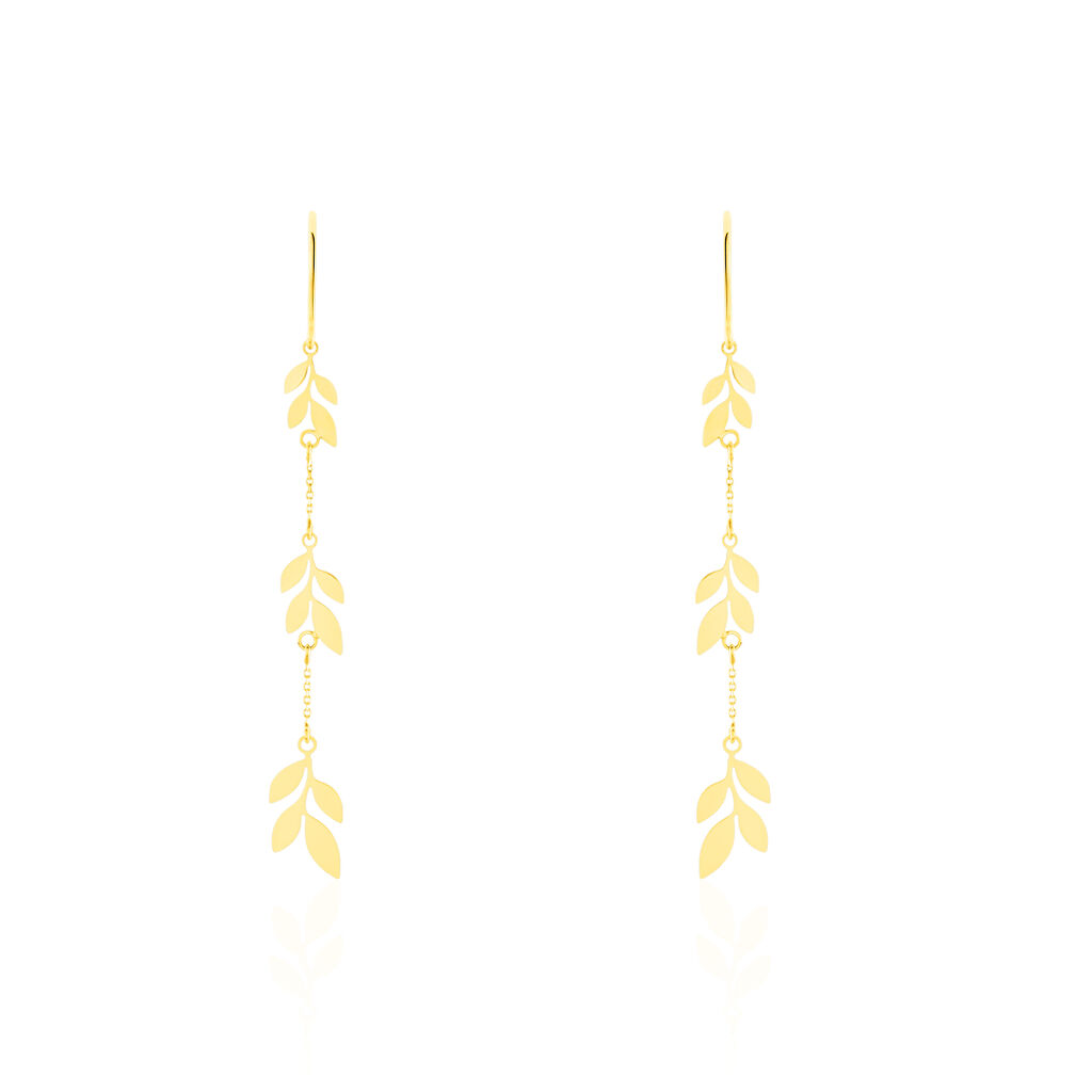 Boucles D'oreilles Pendantes Edinna Or Jaune - Boucles d'oreilles pendantes Femme | Histoire d’Or