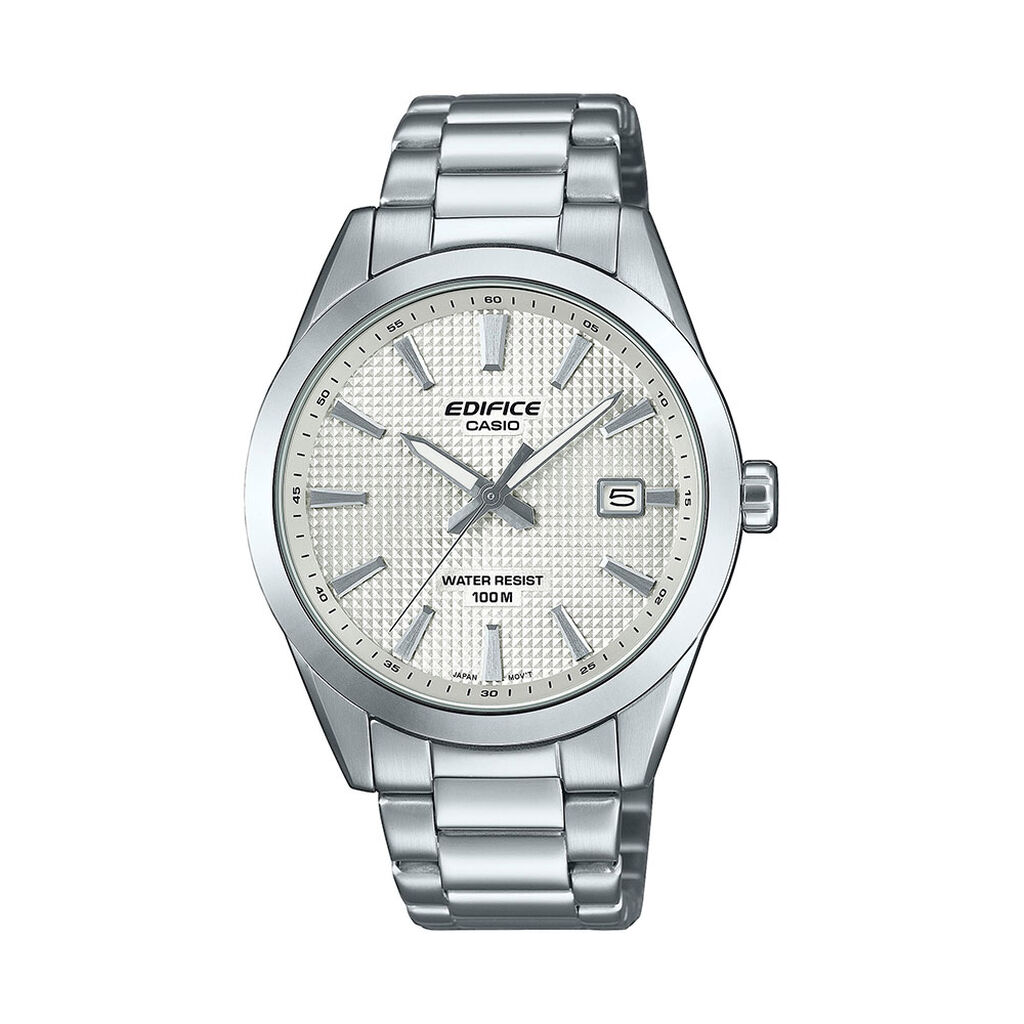 Montre Casio Edifice Efv160D Blanc - Montres Homme | Histoire d&rsquo;Or