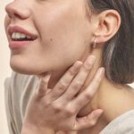 Cr&eacute;oles Shalana Or Blanc - Boucles d'oreilles cr&eacute;oles Femme | Histoire d&rsquo;Or