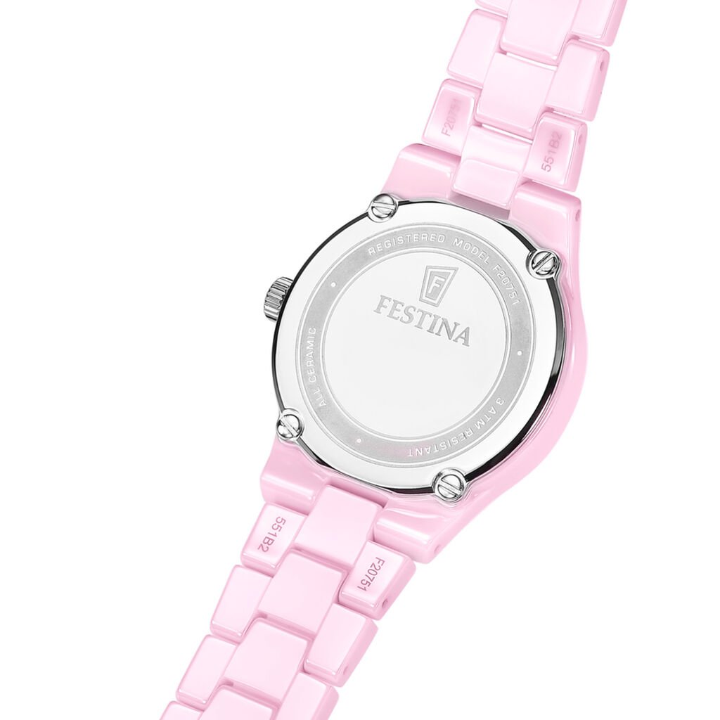Montre Festina Ceramic 31 Rose - F&ecirc;te des m&egrave;res Femme | Histoire d&rsquo;Or