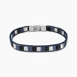 Bracelet Jourdan Layton Acier Argent&eacute; - Bracelets Homme | Histoire d&rsquo;Or