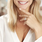 Bague Aella Or Blanc Oxyde De Zirconium - Bagues avec pierre Femme | Histoire d&rsquo;Or