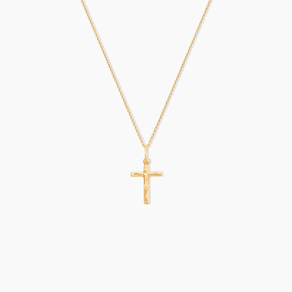 Pendentif Jannel Or Jaune - Pendentifs Baptême Famille | Histoire d’Or