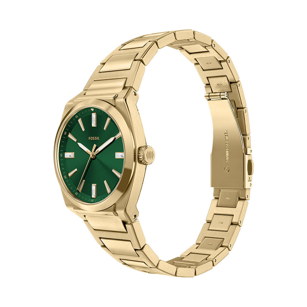 Montre Fossil Everett Femme Vert - Montres Femme | Histoire d&rsquo;Or