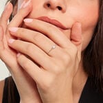 Bague Lipa Argent Blanc Oxyde De Zirconium - Bagues solitaires Femme | Histoire d&rsquo;Or