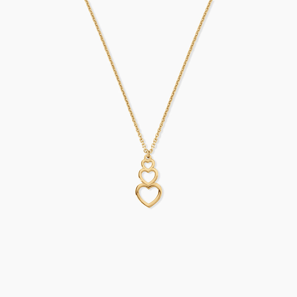 Collier Mayron Argent Dor&eacute; A L'Or 750/1000 - F&ecirc;te des m&egrave;res Femme | Histoire d&rsquo;Or
