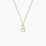 Collier Mayron Argent Dor&eacute; A L'Or 750/1000 - F&ecirc;te des m&egrave;res Femme | Histoire d&rsquo;Or
