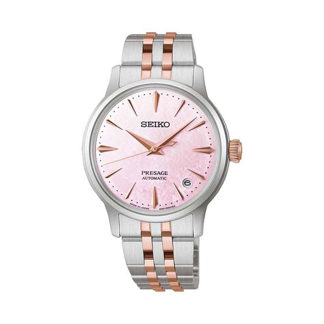 Montre Seiko Presage Cocktail Rose - Montres Femme | Histoire d&rsquo;Or