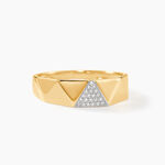 Bague Lizia Or Jaune Diamant - Bagues avec pierre Femme | Histoire d&rsquo;Or