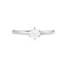 Bague Solitaire Natalia Or Blanc Diamant - Bagues solitaires Femme | Histoire d’Or