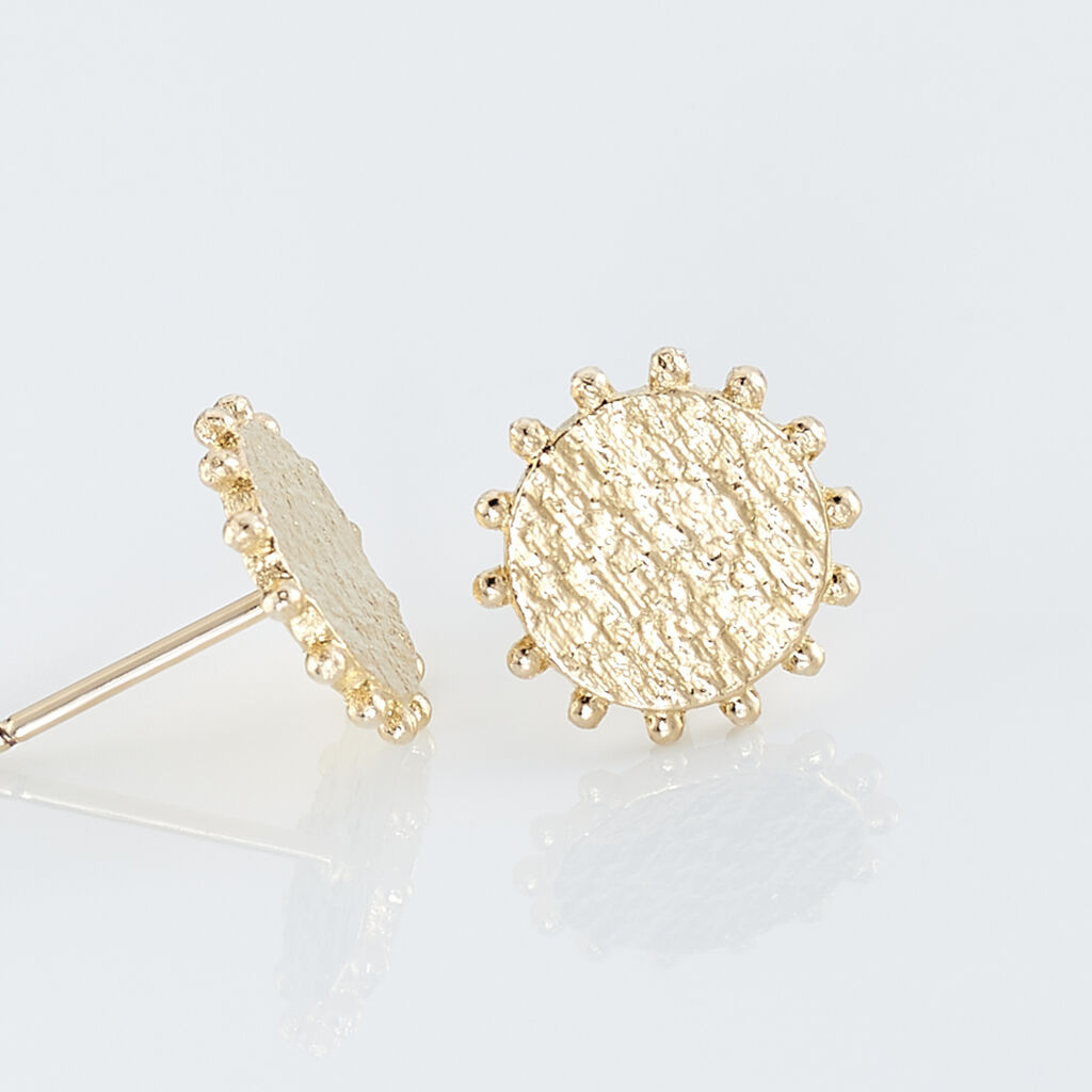 Boucles D'oreilles Puces Maggi Plaqué Or Jaune - Boucles d'oreilles fantaisie Femme | Histoire d’Or