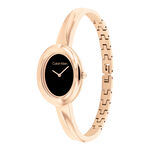 Montre Calvin Klein Twisted Bezel Noir - Id&eacute;es cadeaux Femme | Histoire d&rsquo;Or