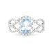 Bague Tina Or Blanc Topaze Et Diamant - Bagues solitaires Femme | Histoire d’Or