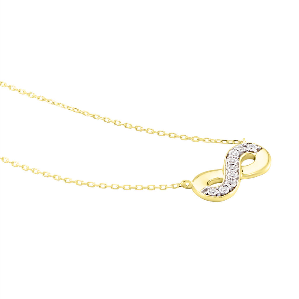 Collier Or Jaune Chlotilda Diamants - Colliers Femme | Histoire d&rsquo;Or