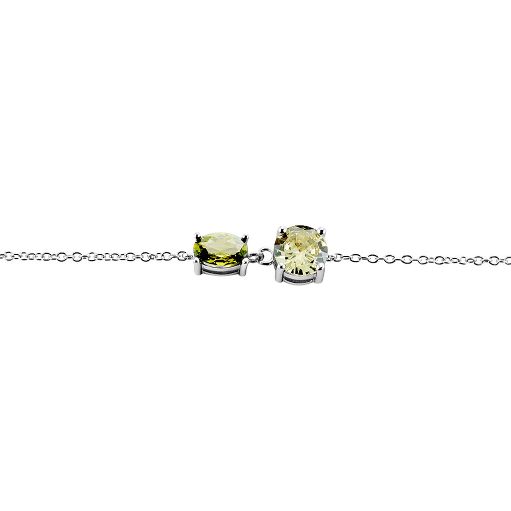 Bracelet Argent Blanc Brenna Oxydes De Zirconium - Bracelets Femme | Histoire d&rsquo;Or