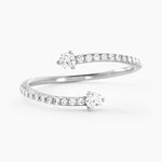 Bague Orpheus Or Blanc Diamant Synth&eacute;tique - Bagues avec pierre Femme | Histoire d&rsquo;Or