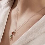 Collier Murriel Argent Blanc Ambre - Colliers fantaisie Femme | Histoire d&rsquo;Or