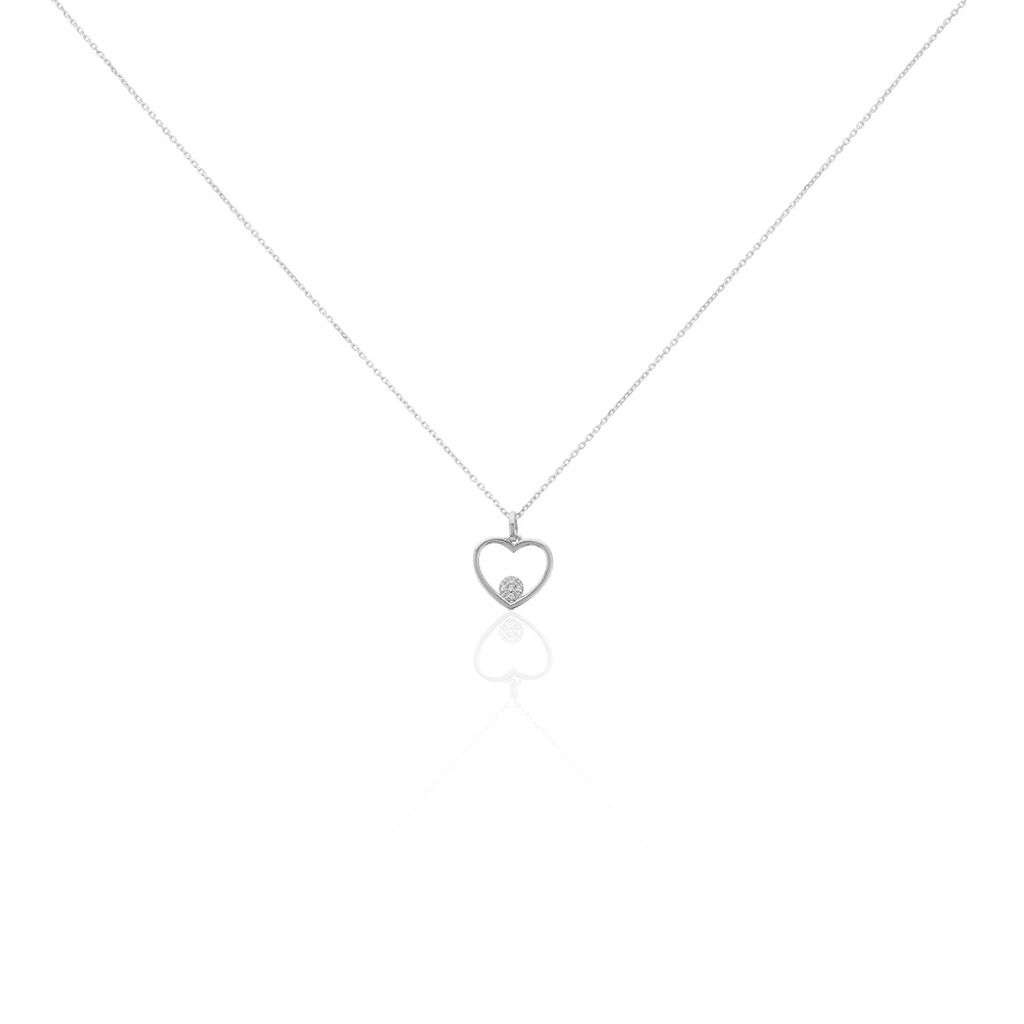 Collier Or Blanc Adwoa Diamants