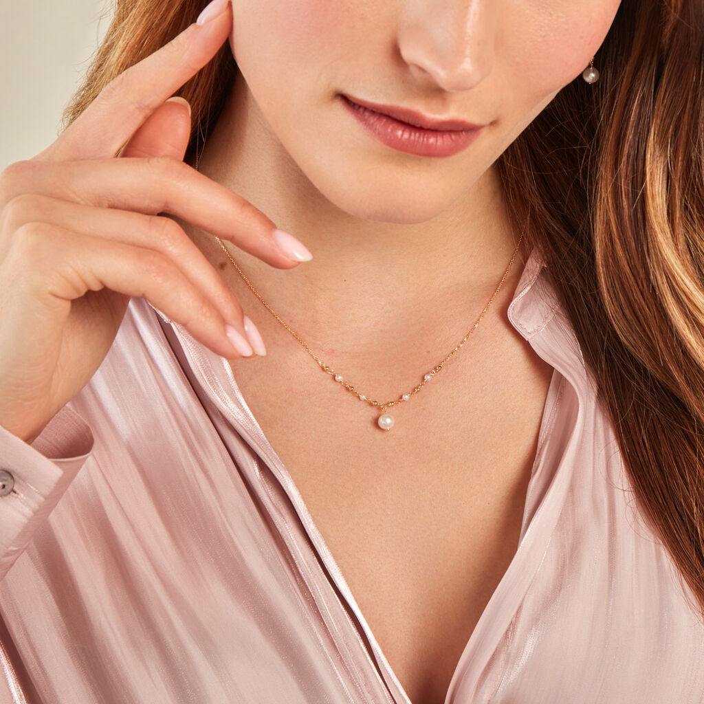 Collier Bindy Or Jaune Perle De Culture - Colliers Femme | Histoire d’Or