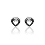 Boucles D'oreilles Puces Nolwen Argent  C&eacute;ramique Oxyde De Zirconium - Boucles d'oreilles fantaisie Femme | Histoire d&rsquo;Or