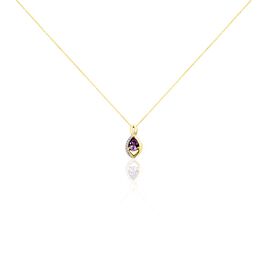 Collier Dalil Or Jaune Amethyste Oxyde - Colliers Femme | Histoire d’Or