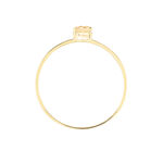 Bague Valentino Or Jaune Citrine - Bagues solitaires Femme | Histoire d&rsquo;Or