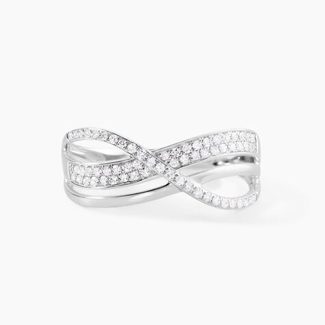 Bague Emilie Or Blanc Diamant - Bagues avec pierre Femme | Histoire d’Or