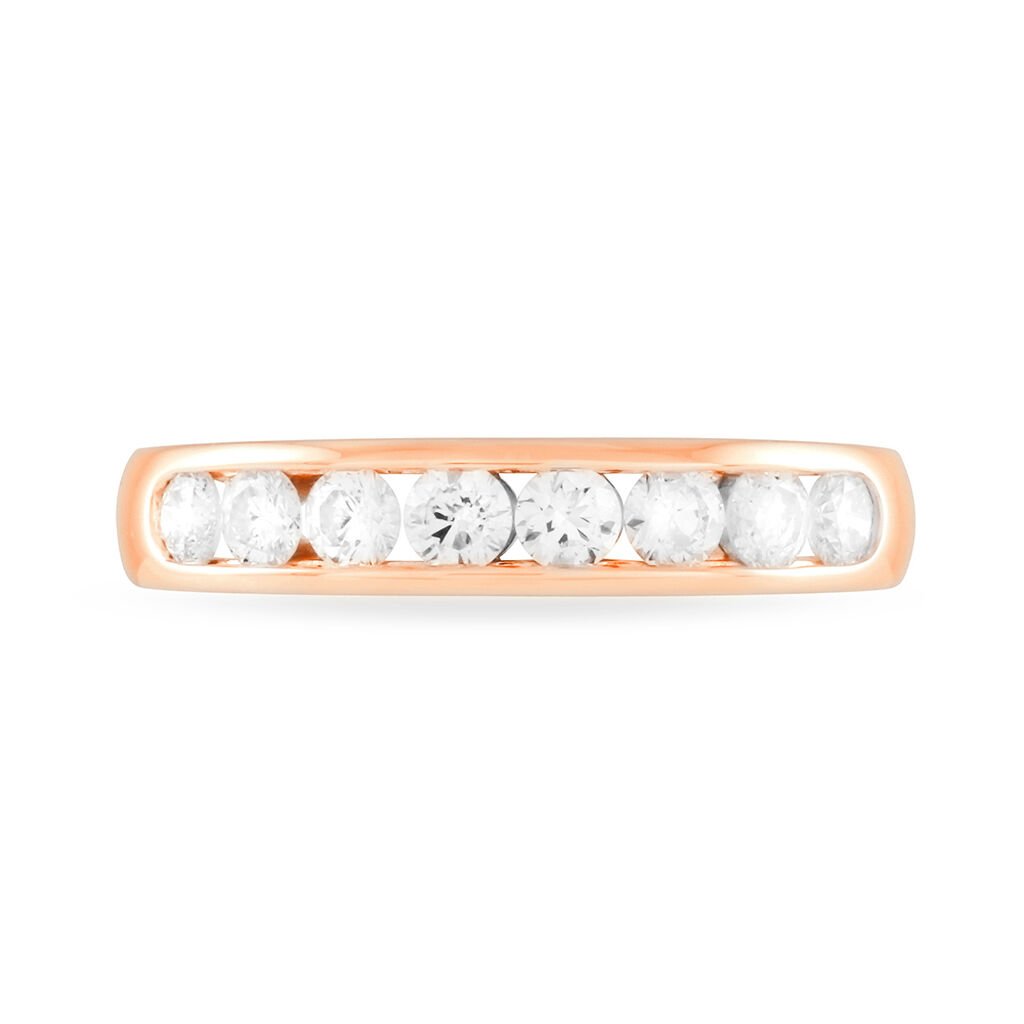 Alliance Giulia Or Rose Diamant - Alliances Femme | Histoire d&rsquo;Or